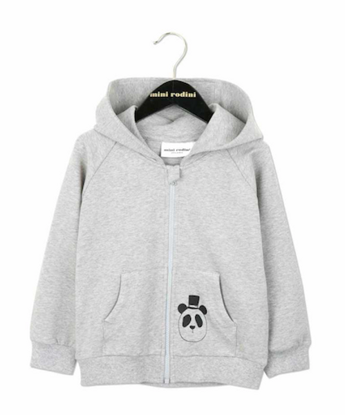 Mini rodini, basic hood grey 