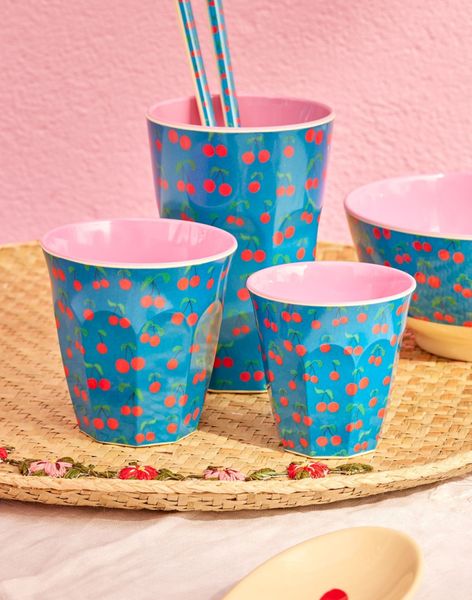 Rice, kopp Cherry love print